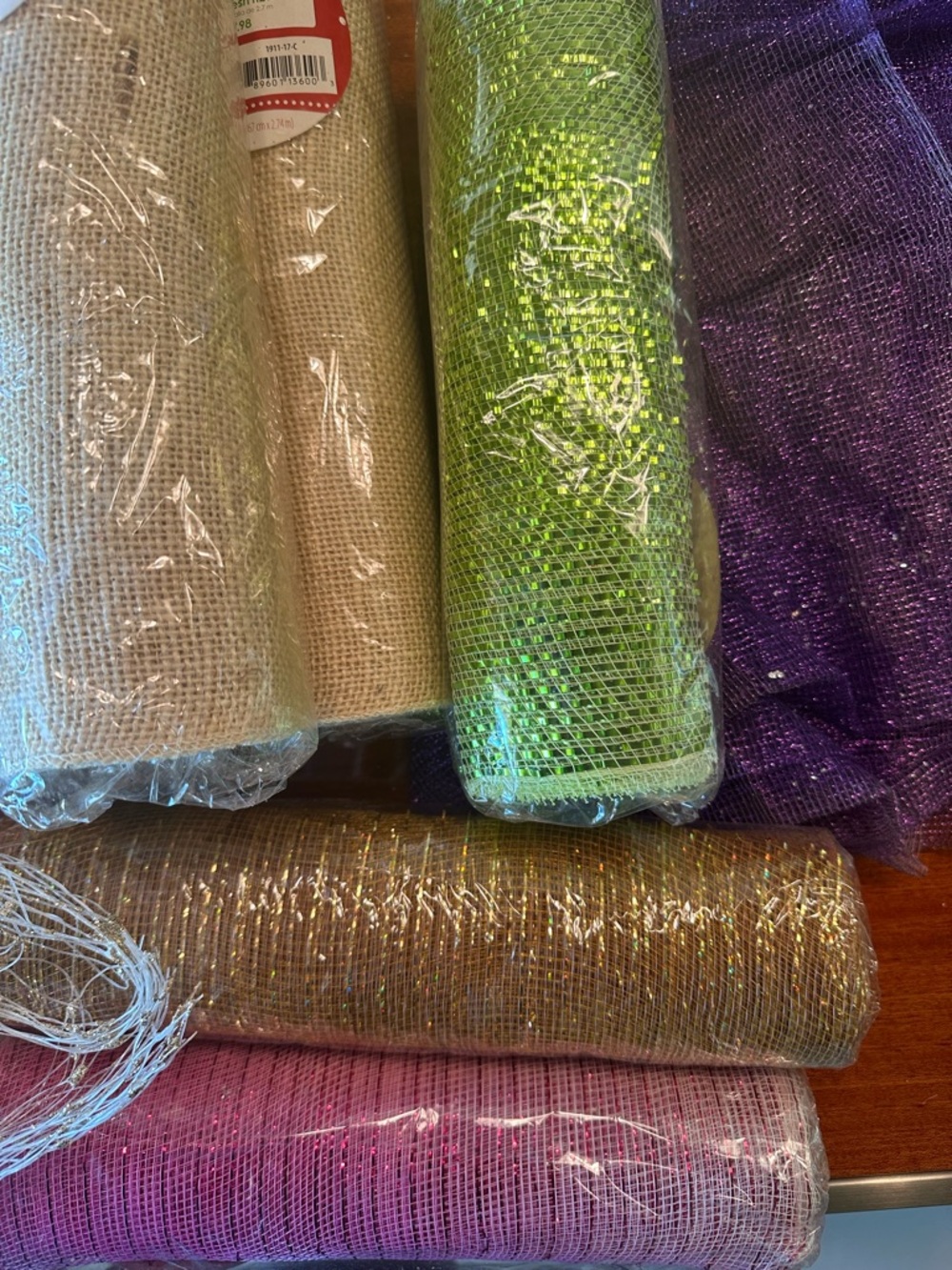 Lot Assorted Mesh Ribbon - Picture 4 of 4